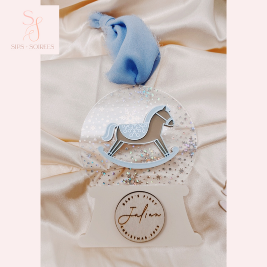 Baby's First Christmas- Rocking Horse Ornament