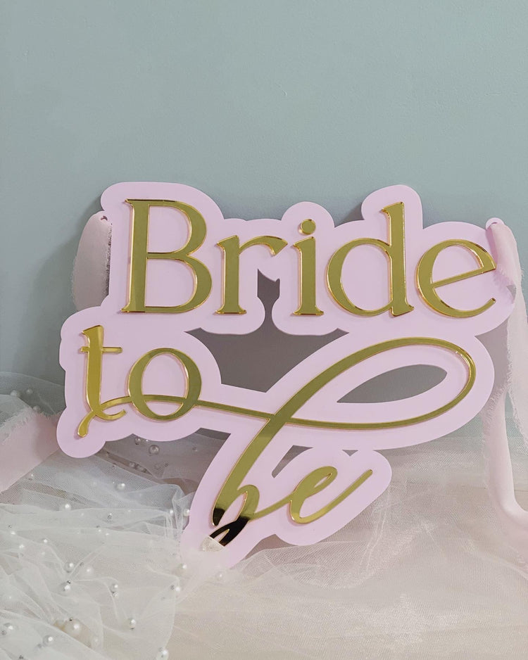 Bride to Be Chair Sign