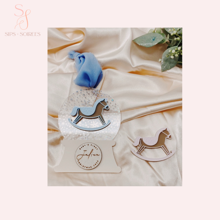 Baby's First Christmas- Rocking Horse Ornament