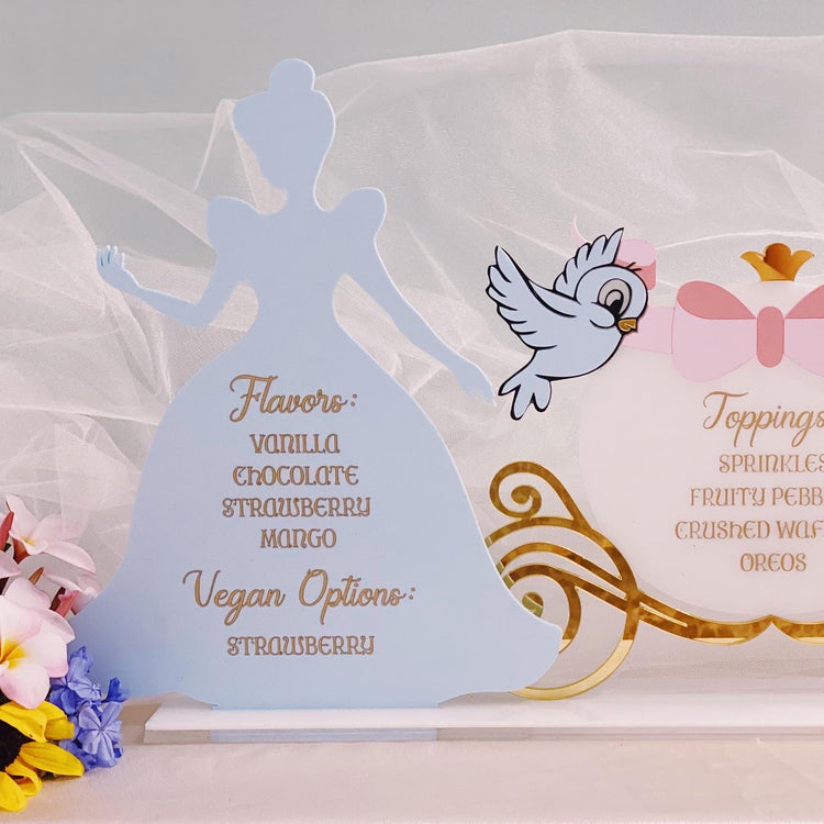 Cinderella Menu